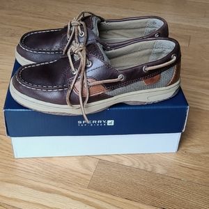 Size 3-1/2 boy Sperry Top-sider shoes